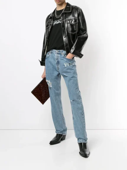 VETEMENTS mid-rise straight jeans
