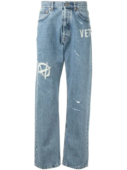VETEMENTS mid-rise straight jeans