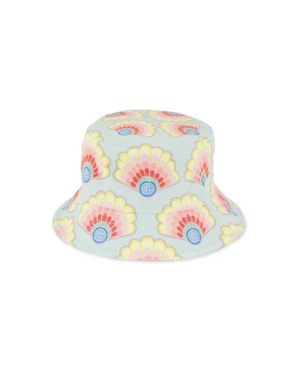 Rainbow Shell Denim Bucket Hat